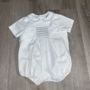 Luli & Me Boutique smocked bubble sz 24 mos EUC